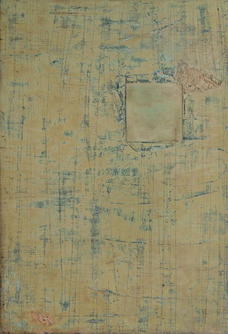 李永清，桼虫之五，漆画，108×75cm 